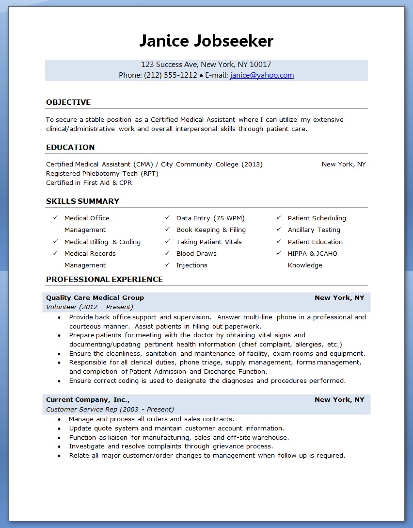 State tested nursing assistant resume sample